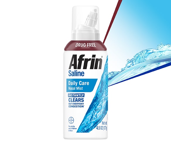 Afrin® Saline Daily Care Nasal Mist - 100% Drug Free